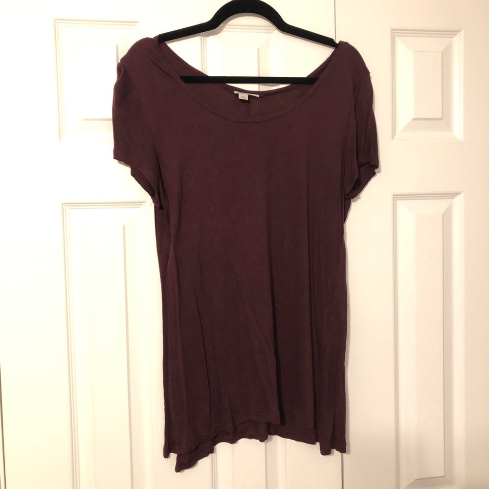 Nordstrom Halogen Eggplant Color Size M Top